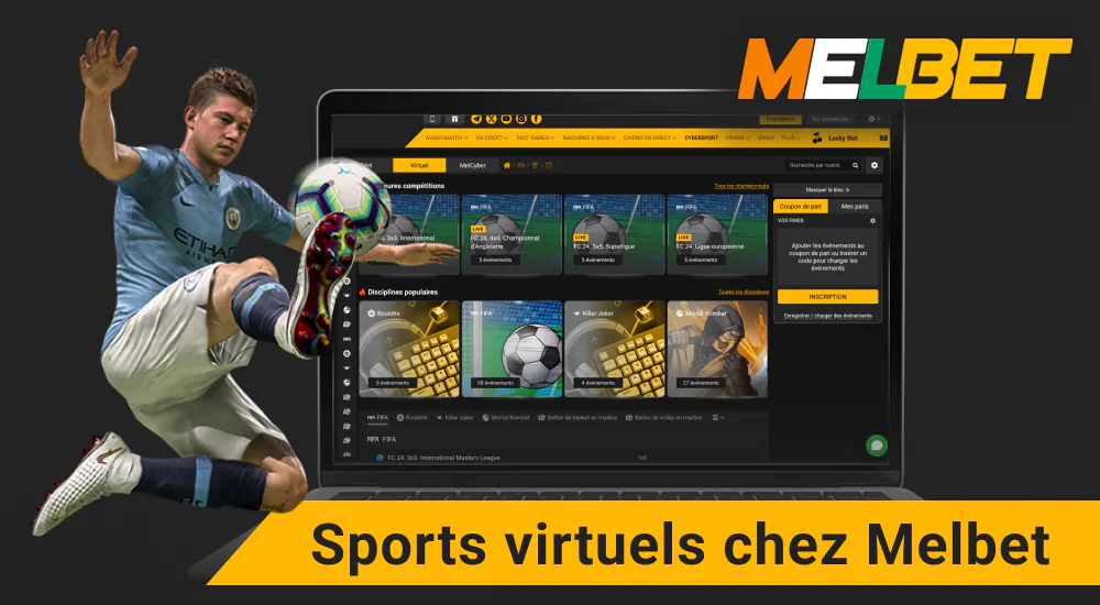 Parier sur les événements sportifs virtuels à Melbet