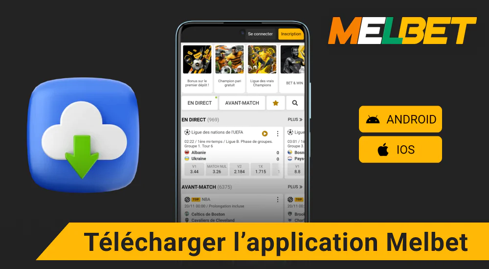 Télécharger l'application Melbet pour smartphones